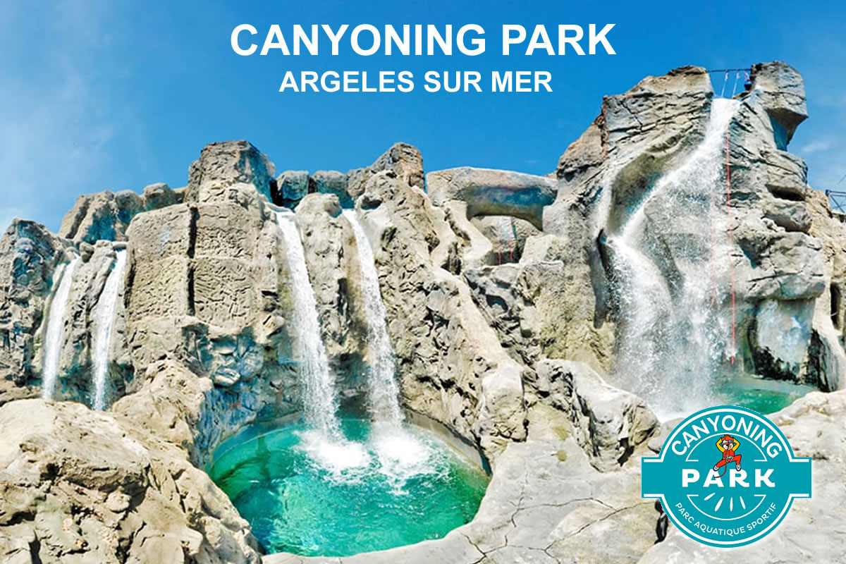 Parcours accrobranche dans les arbres au parc Argelès Aventure près d’Argelès-sur-Mer